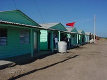 Finished the first provisional houses for the families whose homes were lost because of Paloma Hurricane
